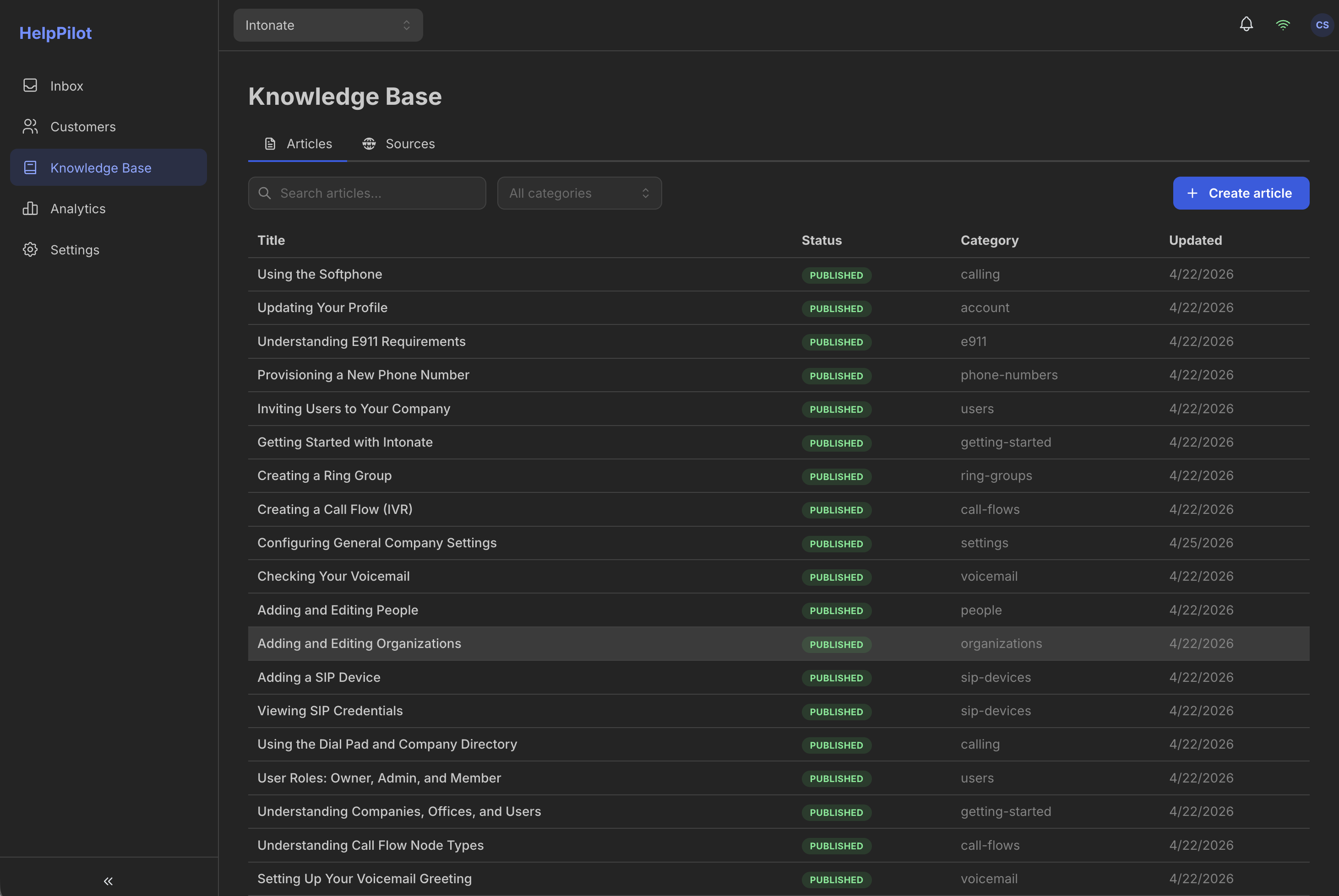 Knowledge Base for Your Team and AI